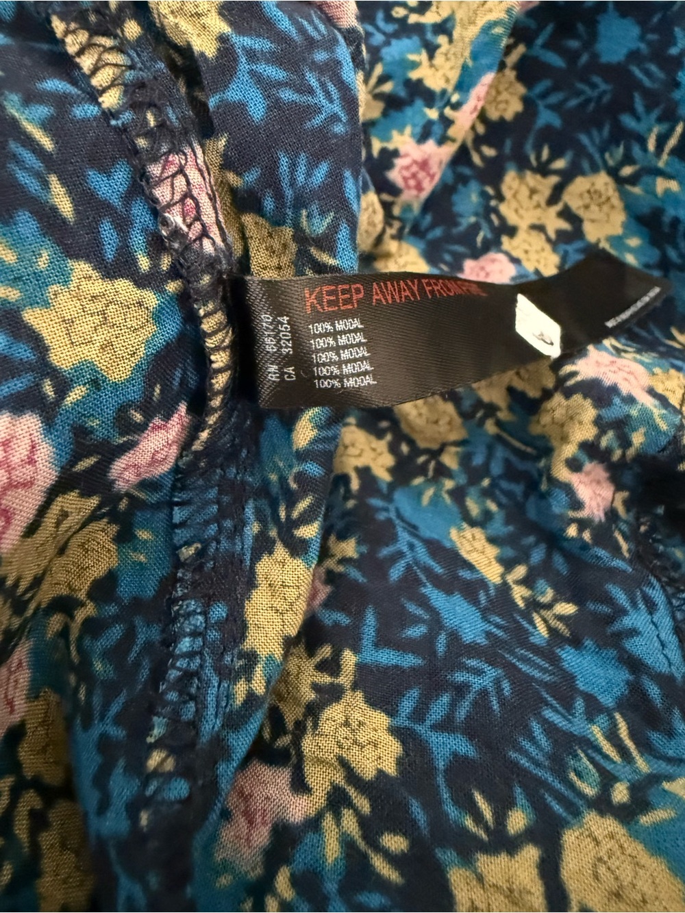 ANTHROPOLOGIE Women’s floral size xs sleep robe modal - Picture 4 of 11